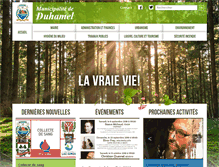 Tablet Screenshot of municipalite.duhamel.qc.ca